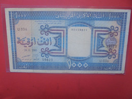 MAURITANIE 1000 OUGUIYA 2001 Circuler (B.28) - Mauritanie