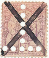 N° 21     T INVERSE - Postage Due