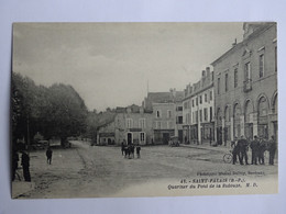 CPA 64 Pyrénées Atlantiques - Saint Palais - Quartier Du Pont De La Bidouze - Saint Palais