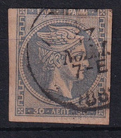 MiNr. 60b Griechenland Freimarken: Hermeskopf Gross - Oblitérés