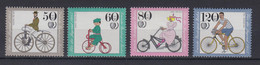 Berlin 735-738 Historische Fahrräder Kompletter Satz Postfrisch - Otros & Sin Clasificación