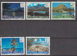 POLYNESIE Française - Paysage De La Polynésie Française : Bora-Bora, Uapou, Raiatea, Motu, Case De Tuamotu - Used Stamps