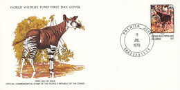 Congo Brazzaville FDC 11-7-1978 WWF Cover With The PANDA On The Stamp And Nice Cachet - Storia Postale