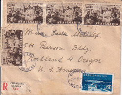 BULGARIA 1959 Postal Cover SILISTRA To USA PORTLAND - Lettres & Documents