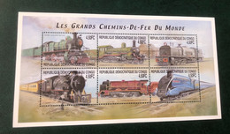 Congo DRC 2001 - Locomotives From Around The World - Sonstige & Ohne Zuordnung