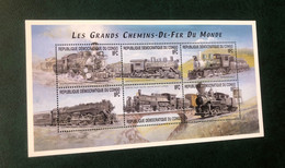 Congo DRC 2001 - Locomotives From Around The World - Autres & Non Classés