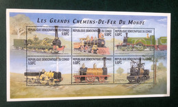 Congo DRC 2001 - Locomotives From Around The World - Autres & Non Classés