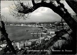 CASTELLAMMARE DI STABIA ( NAPOLI ) PANORAMA DA POZZANO - EDIZIONE FARFALLA - SPEDITA 1962 (13849) - Castellammare Di Stabia