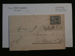 BJ16  FRANCE BELLE LETTRE PERFORé 1994 PARIS A OLORON   +SAGES 15C PERFIN  + AFFRANC. PLAISANT + - Lettres & Documents