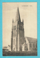 * Langemark - Langemarck (West Vlaanderen) * Kerk, église, Church, Kirche, Old, Rare, Unique - Langemark-Poelkapelle