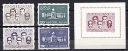 YU432 – YOUGOSLAVIA – AIRMAIL - 1961 – NON-ALIGNED COUNTRIES MNH SET – CV 35 € - Luchtpost