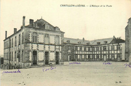 Châtillon Sur Sèvre * Mauléon * Place De L'abbaye Et De La Poste * Ptt - Mauleon