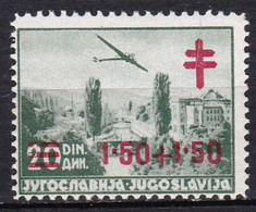 YU429 – YOUGOSLAVIA – AIRMAIL - 1940 – ANTI-T.B. FUND – SG # 448 MNH 2,50 € - Poste Aérienne