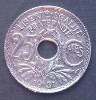 25 Centimes 1931 Lindauer - 25 Centimes