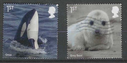 GROSSBRITANNIEN GRANDE BRETAGNE GB 2021 FROM BKLT WILD COASTS USED SG 4553-54 MI 4811II+4815II YT 5225-26 SC 4738a+b - Used Stamps