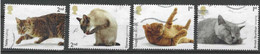 GROSSBRITANNIEN GRANDE BRETAGNE GB 2022 CATS SET1 4V USED SG 4676-9 MI 4983-6 YT 5382-5 SN 4239-42 - Used Stamps