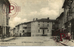 1904  LE BOIS  D'OINGT PLACE DU MARCHE - Le Bois D'Oingt