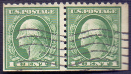 USA - Part Of BOOKLET - 405  Perf.10  PAIR - 1912 ? - ...-1940