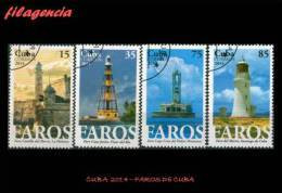 USADOS. CUBA. 2014-28 FAROS DE CUBA - Oblitérés