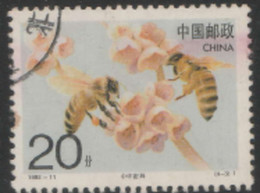 USED STAMP From CHINA 1993 Stamp  On Honey Bee/Apis Mellifera /Fauna/Insects/Bees - Gebraucht