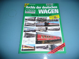 FICHES DAS ARCHIV DER DEUTSCHEN REISEZUG UND GÜTERWAGEN WAGEN REVUE TRAIN CHEMIN DE FER ALLEMAGNE 2000 - Hobby & Verzamelen