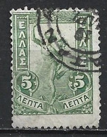 Grecia, 1901 - 5l Hermes, Type II - Nr.168b Usato° - Used Stamps