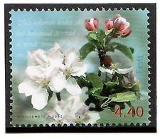 Estonia 2002 .Spring Stamp (Blossom). 1v: 4.40.    Michel # 431 - Estonie