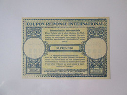 FRG 50 Pfennig IRC-International Reply Coupon 60s,see Pictures - Otros & Sin Clasificación