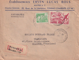 France Poste Aérienne - Lettre - 1927-1959 Lettres & Documents