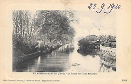 LE MESLE Sur SARTHE  ( 61 ) -  La Sarthe Et L' Usine Electrique - Le Mêle-sur-Sarthe