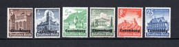 Luxemburgo  ( Ocupación Alemana )   1941 .-  Y&T  Nº   33/37-40    ( 36  Falta Punta ) - Occupazione