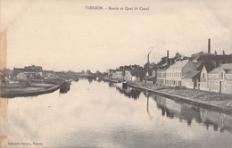 CPA - France - 18 - VIERZON - Bassin Et Quai De Canal - Vierzon