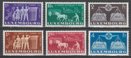 LUXEMBOURG - 1951 - YVERT N° 443/448 ** MNH  - COTE = 250 EUR. - DROITS DE L'HOMME - Ungebraucht
