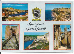 Bonifacio - Souvenir De .... Multi Vues  - Carte Datée Aout 1982 - Autres & Non Classés