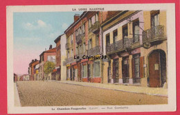 42 - LE CHAMBON FEUGEROLLES----Rue Gambetta----cpmsm Pf   Colorisée - Le Chambon Feugerolles