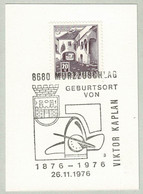 Oesterreich / Austria 1976, Sonderstempel Viktor Kaplan Mürzzuschlag, Turbine - Water