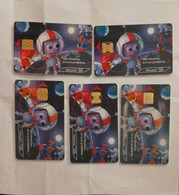 5 Cartes 200000 Cabines : Et Bientot Sur La Lune. - 2002