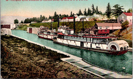 Oregon Columbia River Steamers In Cascade Locks 1912 - Altri & Non Classificati