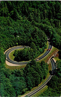 Tennessee Smoky Mountains Aerial View Of The Loop Overpass On U S 441 - Smokey Mountains