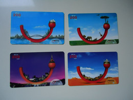 THAILAND USED CARDS  SET 4  LANDSCAPES HERITAGES - Bergen