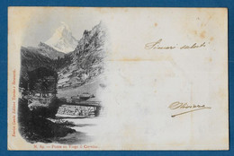 VISP PONTE SUL VIEGE CERVINO VG. 1900 N°E599 - Viège