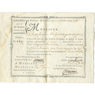 France, Traite, Colonies, Isle De France, 2158 Livres, 1780, TTB - ...-1889 Anciens Francs Circulés Au XIXème