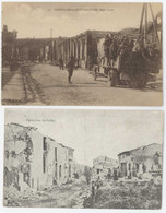 2 Cpa Vigneulles Les Hattonchatel - Ruines, Guerre, Camion & Soldats    (S.11778) - Vigneulles Les Hattonchatel