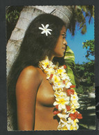 Hawaii  -  Lovely Island Maiden Wearing A Fragrant Lei Of Plumeria Blossoms -  Photo .   A. Sylvain - Hawaï