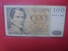 BELGIQUE 100 Francs 1958 Circuler (B.28) - 100 Frank