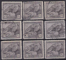 Congo    .   OBP   .   117   .   9 Zegels     .   O     .    Gestempeld    .   /  .  Oblitéré - Used Stamps