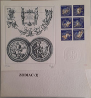 SL)ROMANIA, ZODIAC ORIGINAL ENGRAVINGS - Verzamelingen