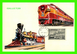 TIMRES CANADA FDC - TRAINS - 1951 - - ....-1951