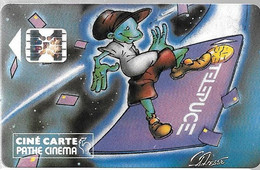 CARTE-FR- CINEMA-PATHE-SC4Ab-N° Impact 23538-TELEPUCE-Tirage 800Ex-R°/V° Glacé-NEUVE-LUXE/RARE - Movie Cards