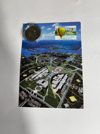 (1 N 44 A) Australia - ACT - Canberra Parliament House Maxicard (Hot Ar Balloon) + Centenry Of Canberra 20 Cents Coin - 20 Cents